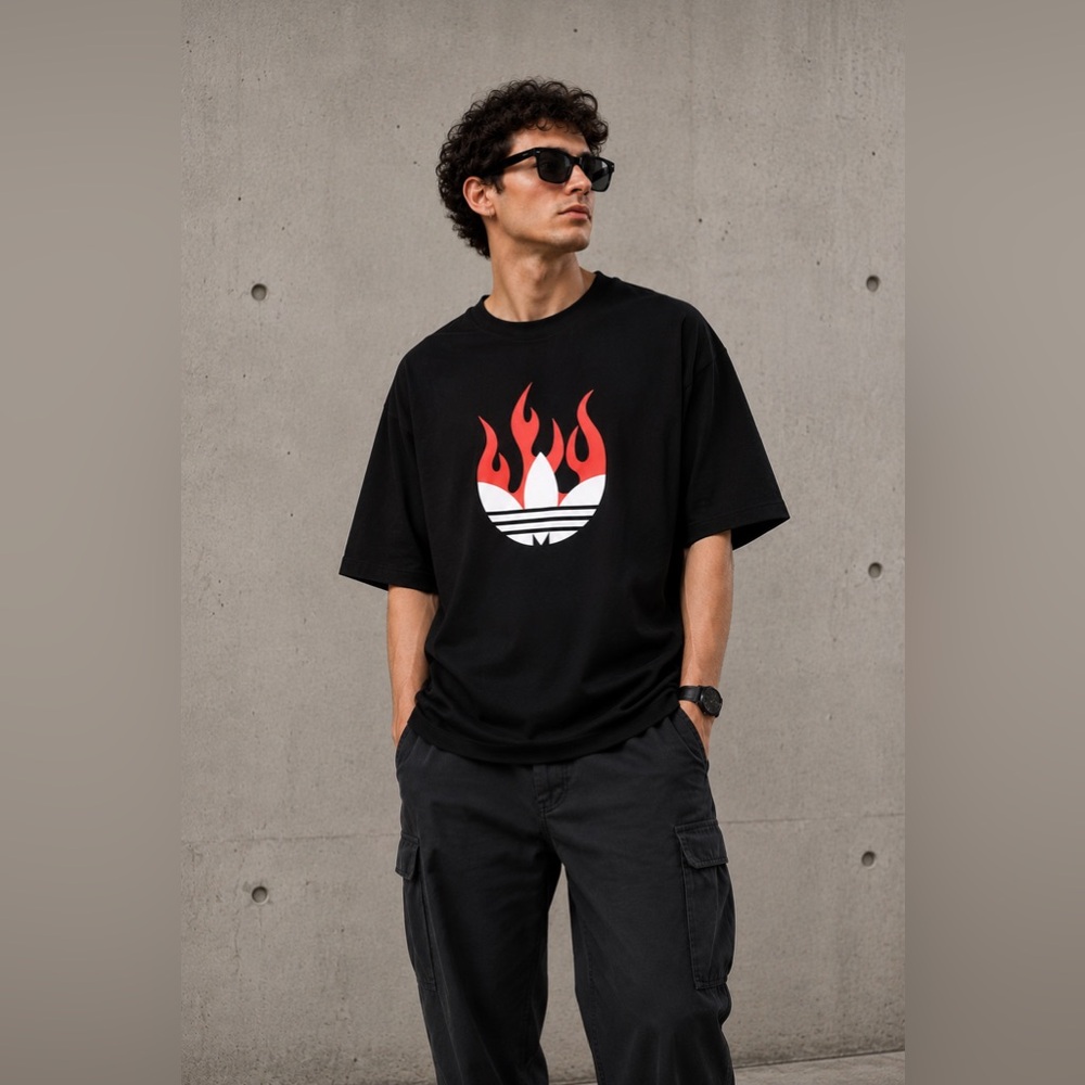 Adidas Originals Flame cotton tee